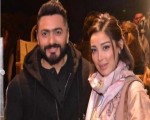 المغرب اليوم - تامر حسني يحتفل مع بسمة بوسيل بعيد ميلاد ابنتيهما1739960/96