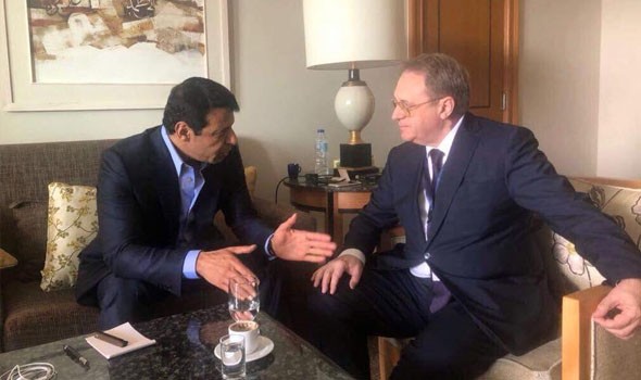 بوغدانوف يبحث مع مستشار الرئيس عون الوضع في لبنان