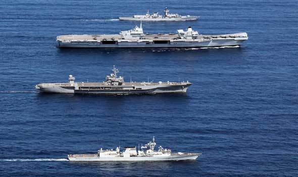 المغرب اليوم - البحرية الملكية المغربية تشهد مناورات أطلسية تجمعها مع إيطاليا