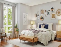 المغرب اليوم - أفكار لإضافة اللون الأزرق في ديكور غرفة النوم