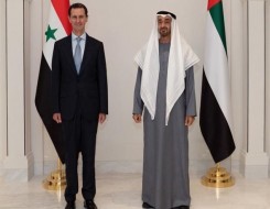 المغرب اليوم - محمد بن زايد يبحث مع الرئيس السوري تعزيز التنسيق في ملفات الاستقرار والتنمية