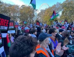 المغرب اليوم - البرلمان البريطاني يصوّت ضد وقف النار بغزة وتظاهر الآلاف خارجه لتأييد القضية الفلسطينية ورفض موقف البرلمانيين