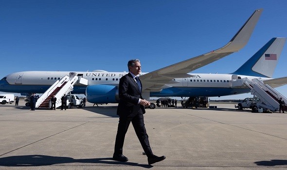المغرب اليوم - وزير الخارجية الأميركي يصل اليونان في محطته الثانية بجولة الشرق الاوسط