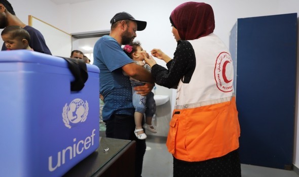 المغرب اليوم - بدأ الجولة الثانية من حملة التلقيح ضد شلل الأطفال في قطاع غزة