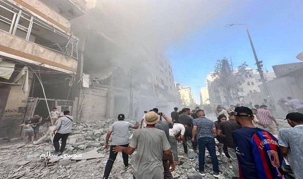 المغرب اليوم - إصابات في استهداف مبنى العيادات الخارجية بمستشفى شهداء الأقصى