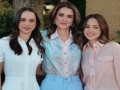المغرب اليوم - الملكة رانيا وأميرات العائلة الملكية يتألقن بإطلالات ناعمة خلال احتفال عائلي بمناسبة ميلاد الأميرتين سلمى وإيمان
