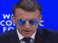 المغرب اليوم - ماكرون يخاطب منتدى دافوس بنظارات شمسية زرقاء ما السبب