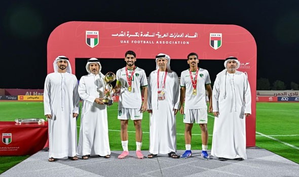 نادي الإمارات يتوج بطلاً لكأس الدولة تحت 21 سنة لكرة القدم بعد فوزه على الوصل