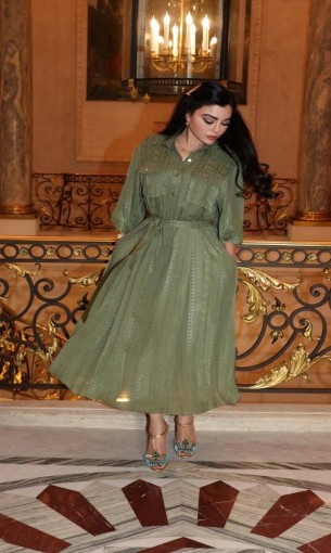 المغرب اليوم - هيفاء وهبي تتألق بإطلالات خضراء مستوحاة من جمال الربيع