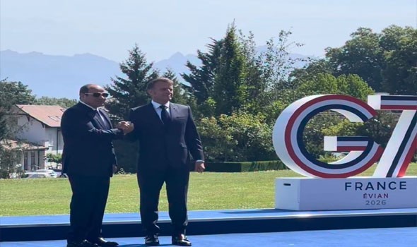 المغرب اليوم - الرئيس  السيسي يجتمع  في إيفيان الفرنسية بالسيدة أورسولا فون دير لاين رئيسة المفوضية الأوروبية على هامش قمة مجموعة السبع